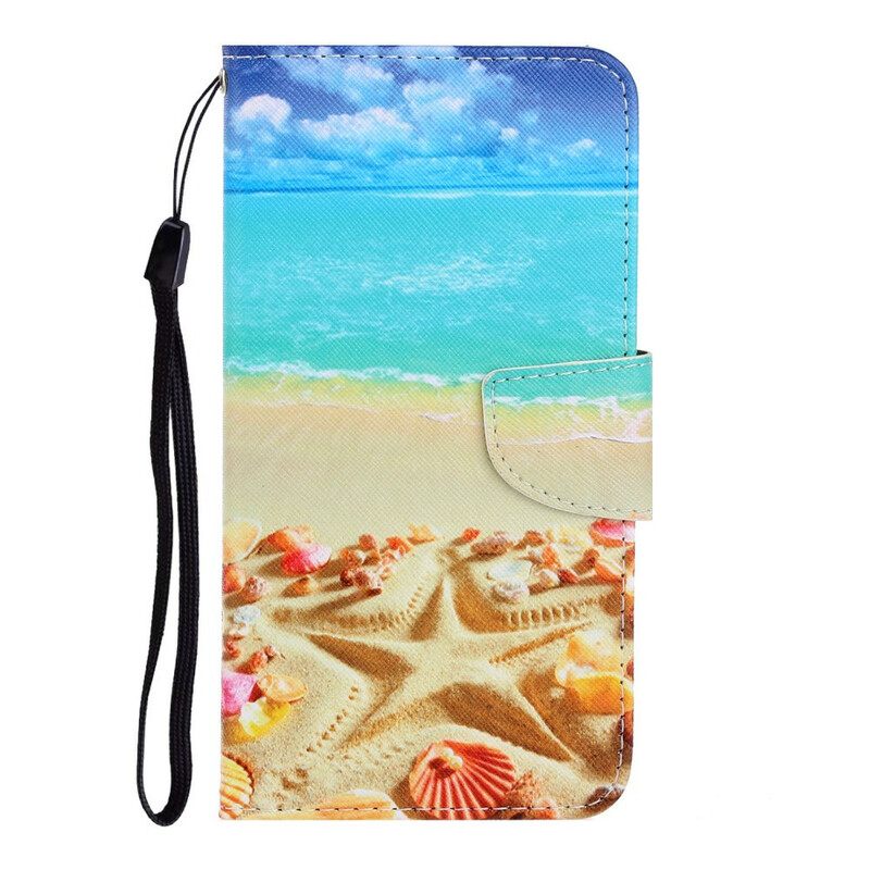 Κάλυμμα Huawei P40 Lite E / Huawei Y7p με κορδονι Strappy Beach