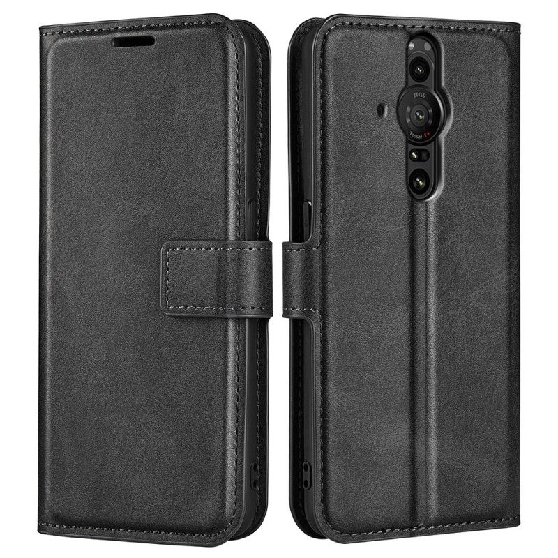 Κάλυμμα Sony Xperia Pro-I Faux Leather Slim