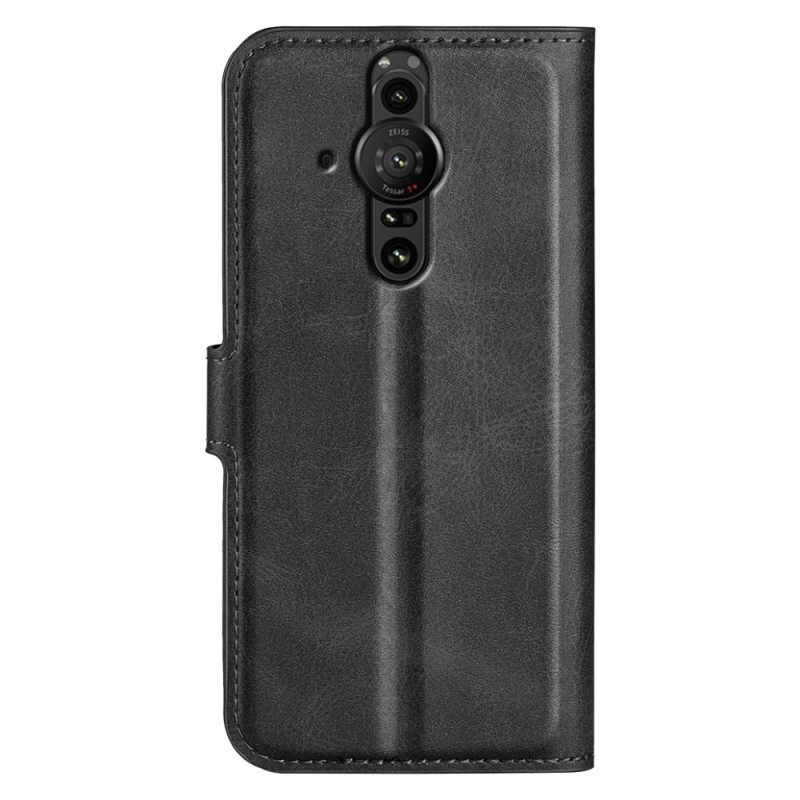 Κάλυμμα Sony Xperia Pro-I Faux Leather Slim