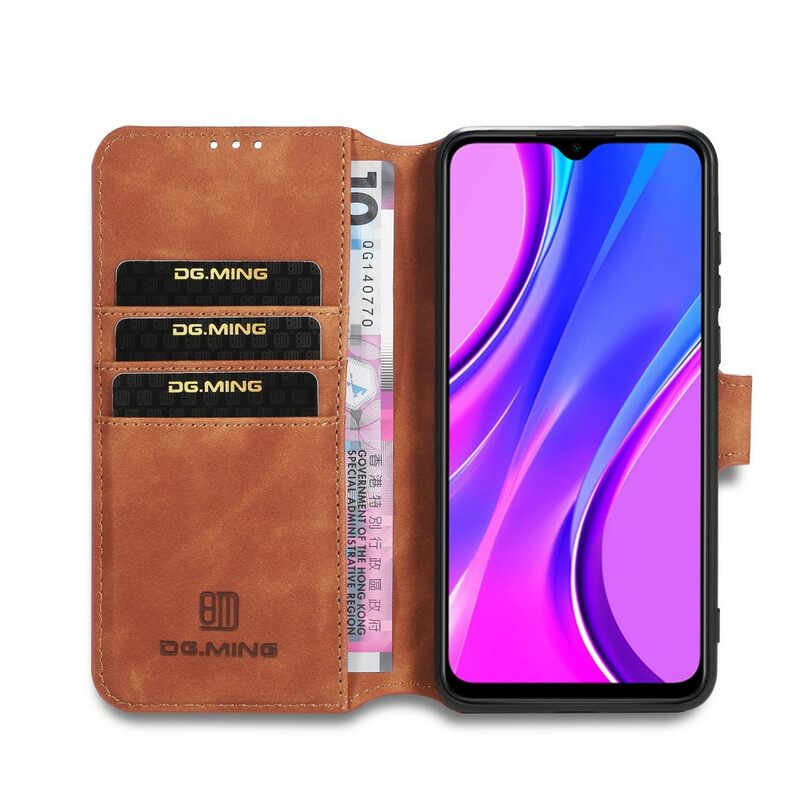 δερματινη θηκη Xiaomi Redmi 9 Dg.ming Ρετρό