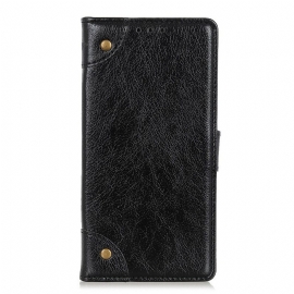 δερματινη θηκη Xiaomi Redmi 9 Vintage Rivets Nappa Leather Style