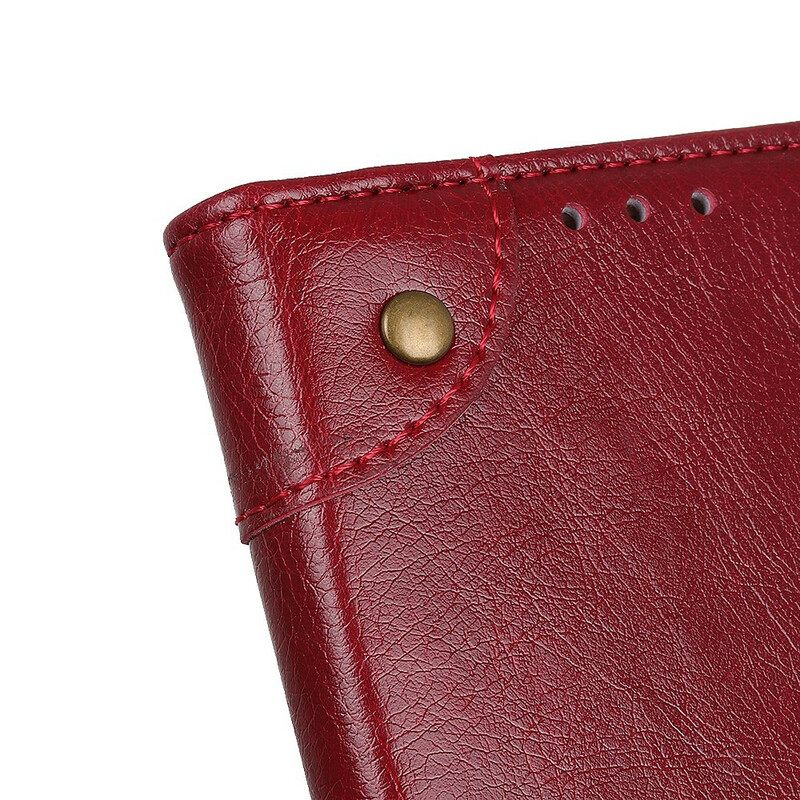 δερματινη θηκη Xiaomi Redmi 9 Vintage Rivets Nappa Leather Style