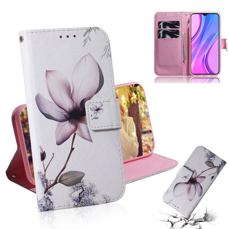 Κάλυμμα Xiaomi Redmi 9 Dusty Pink Flower