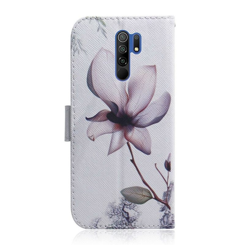 Κάλυμμα Xiaomi Redmi 9 Dusty Pink Flower