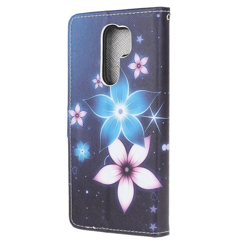 Κάλυμμα Xiaomi Redmi 9 με κορδονι Lunar Strap Flowers