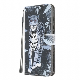 Κάλυμμα Xiaomi Redmi 9 με κορδονι Strappy Leopard