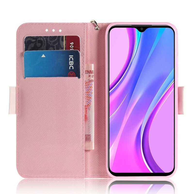 Κάλυμμα Xiaomi Redmi 9 με κορδονι Thong Hamsters