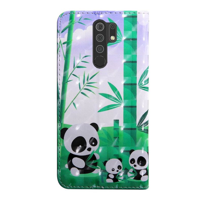 Κάλυμμα Xiaomi Redmi 9 Οικογένεια Panda