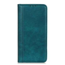 θηκη κινητου Xiaomi Redmi 9 Θήκη Flip Έκδοση Litchi Split Leather