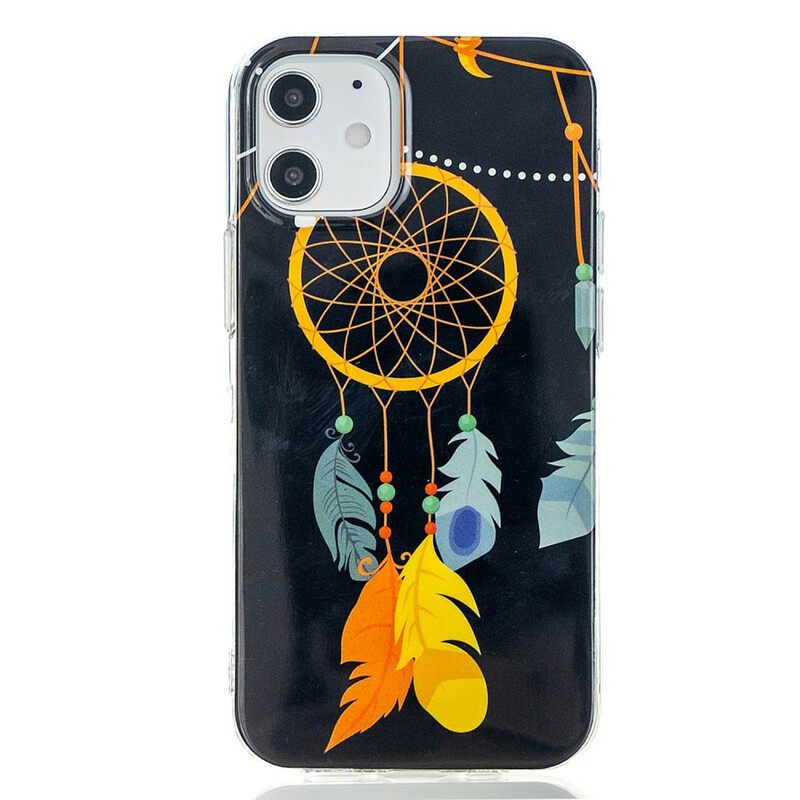 Θήκη iPhone 12 Mini Μοναδικό Φθορίζον Dream Catcher