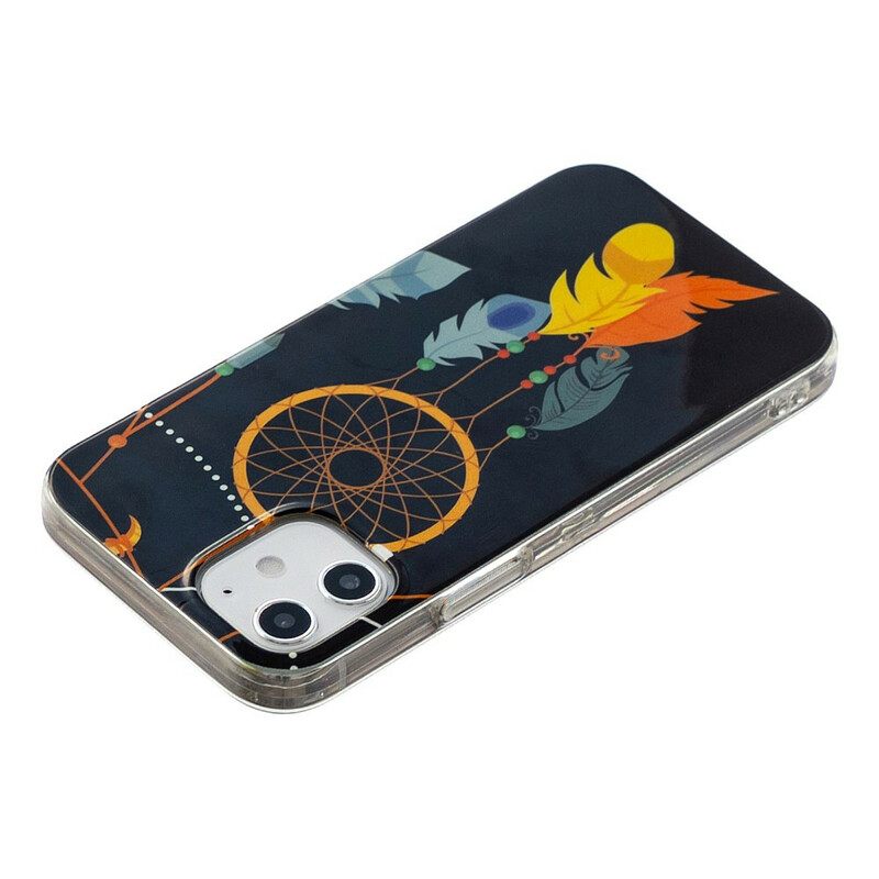 Θήκη iPhone 12 Mini Μοναδικό Φθορίζον Dream Catcher