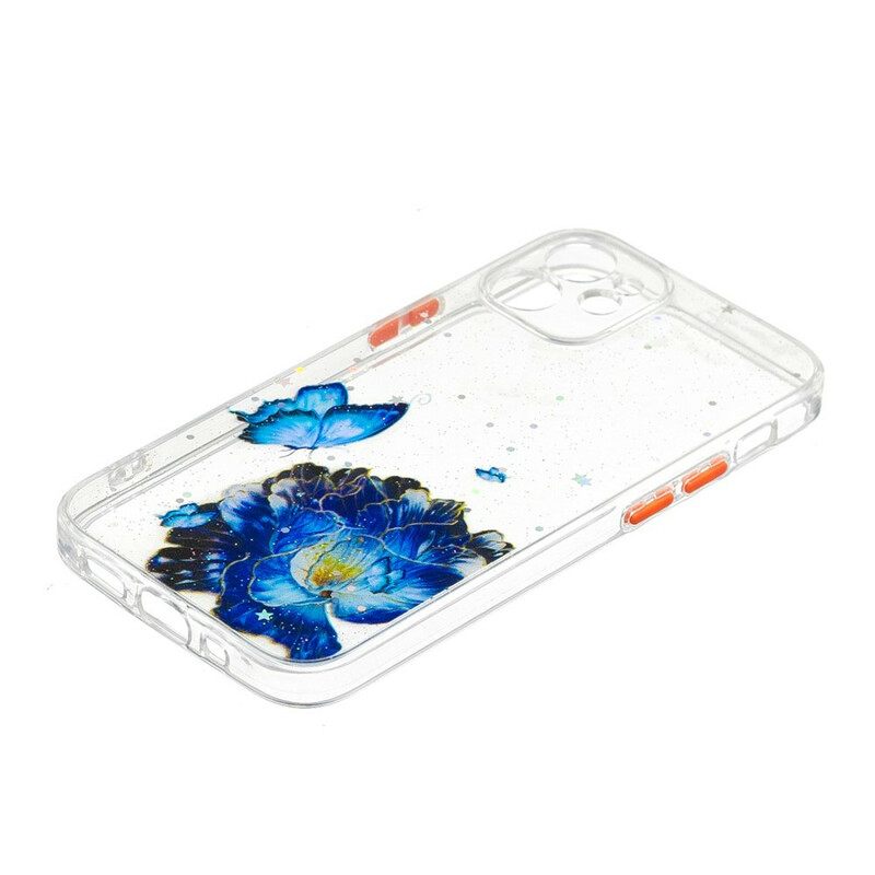 θηκη κινητου iPhone 12 Mini Floral Butterfly Hybrid