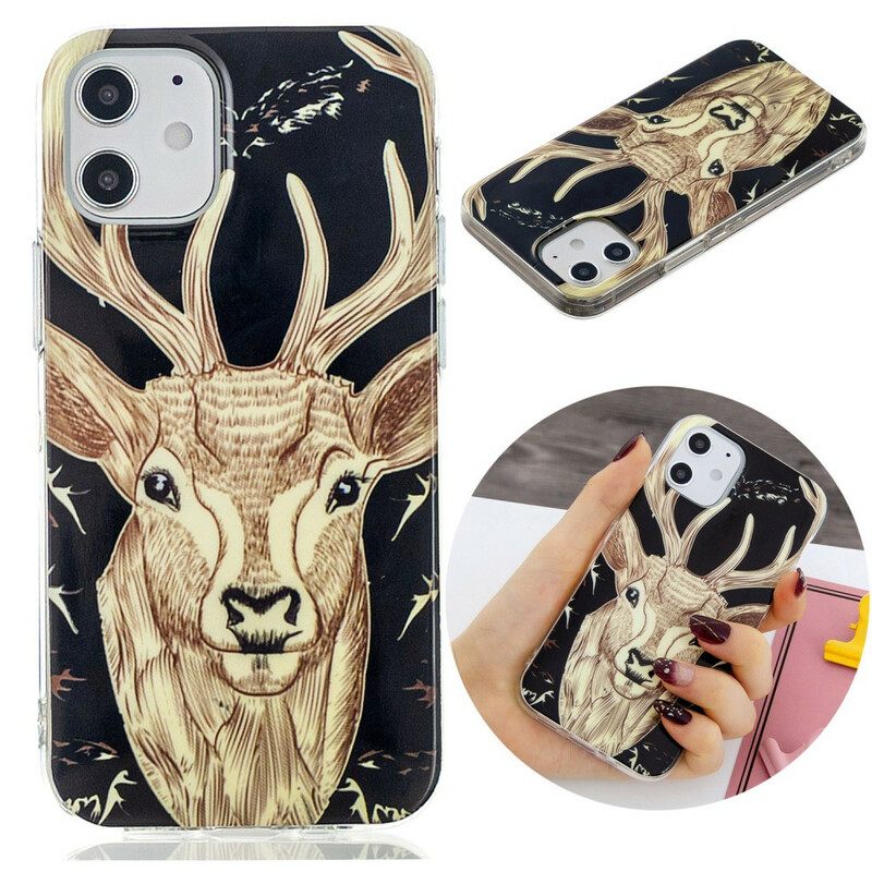 θηκη κινητου iPhone 12 Mini Fluorescent Majestic Stag