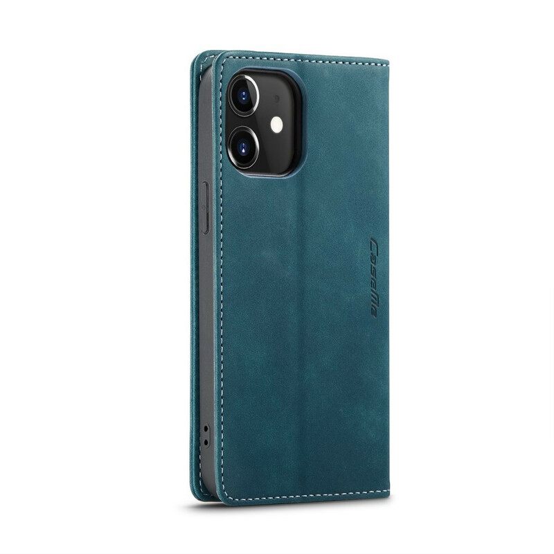 θηκη κινητου iPhone 12 Mini Θήκη Flip Caseme Faux Leather