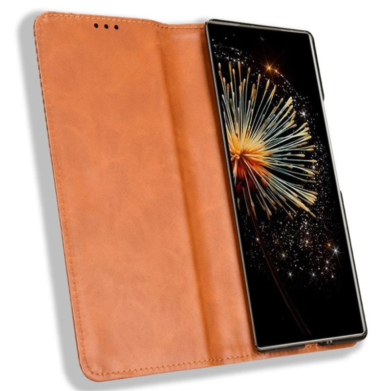 Δερματινη Θηκη Xiaomi Mix Fold 3 Vintage Frieze