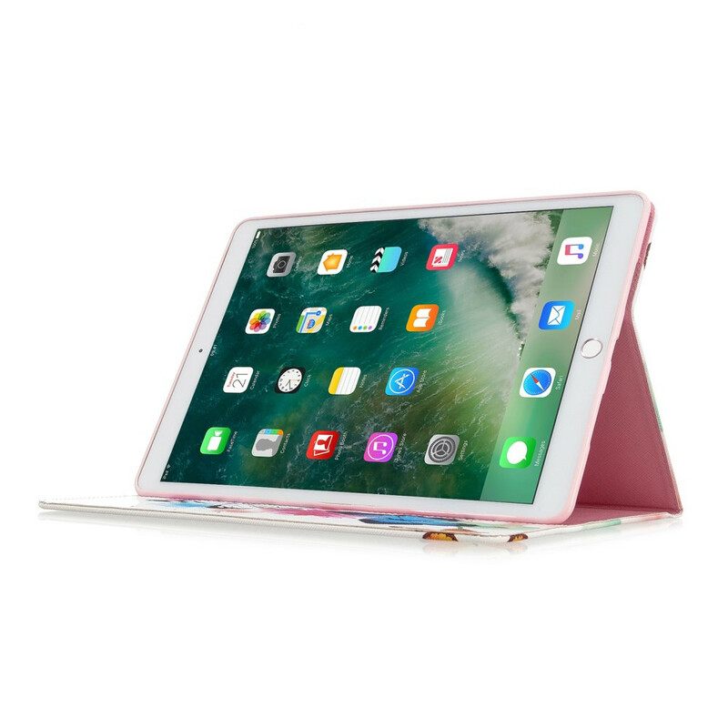 δερματινη θηκη iPad 10.2" (2020) (2019) / Air 10.5" / Pro 10.5" Ζωγραφική Με Λουλούδια