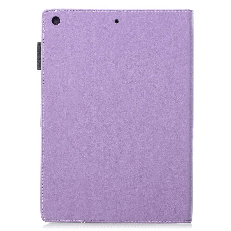 Θήκη Flip iPad 10.2" (2020) (2019) / Air 10.5" / Pro 10.5" Δερμάτινο Εφέ Floral Diamonds