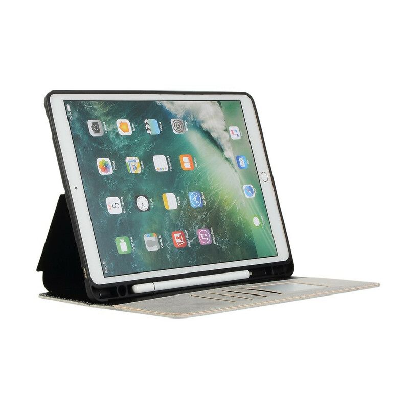 Θήκη Flip iPad 10.2" (2020) (2019) / Air 10.5" / Pro 10.5" Δερμάτινο Εφέ Πολυτελείας