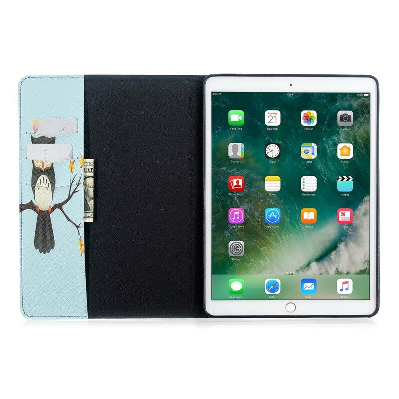 Θήκη Flip iPad 10.2" (2020) (2019) / Air 10.5" / Pro 10.5" Κλαδί Κουκουβάγιας