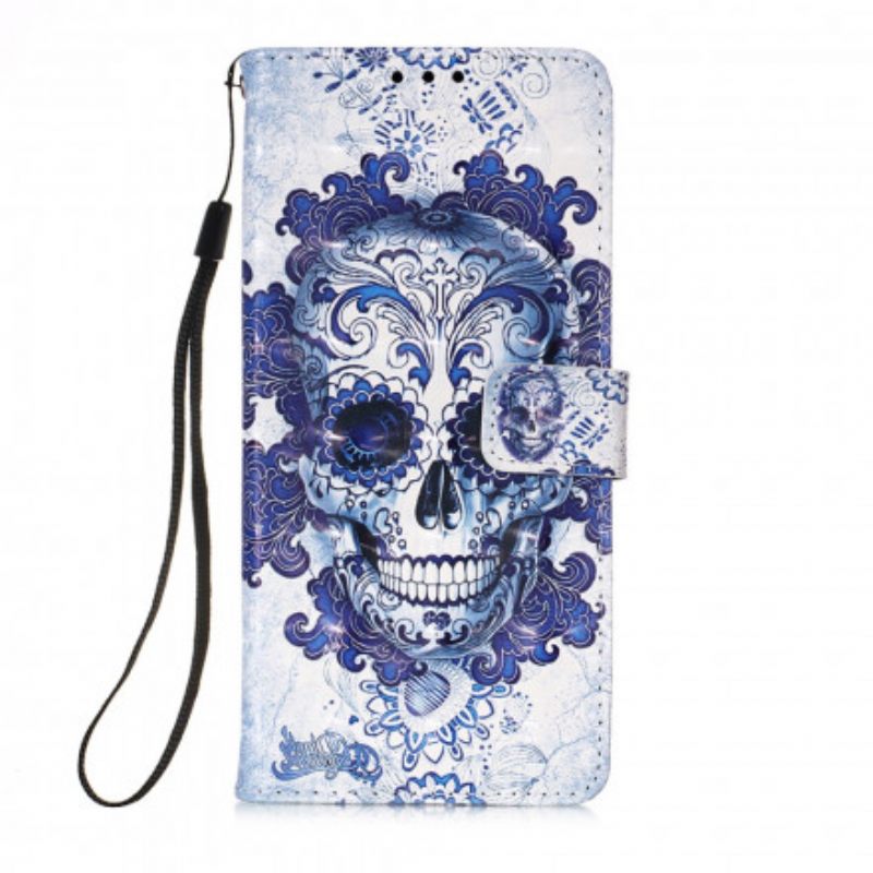 Κάλυμμα Samsung Galaxy A22 5G Floral Skull