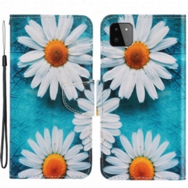 Κάλυμμα Samsung Galaxy A22 5G με κορδονι Strappy Daisies