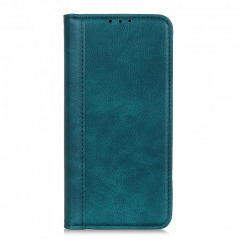 θηκη κινητου Samsung Galaxy A22 5G Θήκη Flip Έκδοση Litchi Split Leather