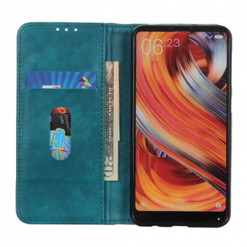 θηκη κινητου Samsung Galaxy A22 5G Θήκη Flip Έκδοση Litchi Split Leather