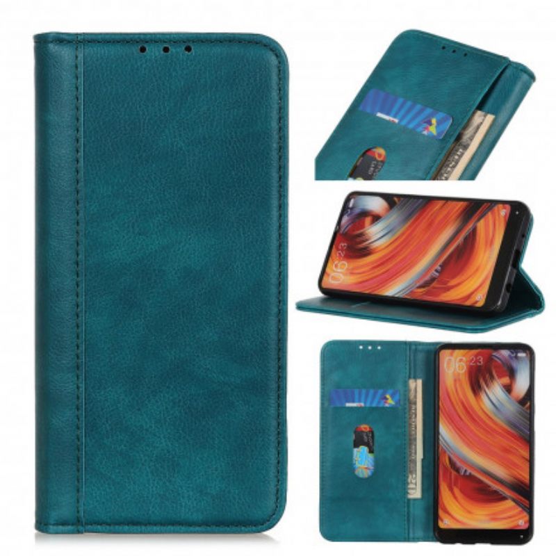 θηκη κινητου Samsung Galaxy A22 5G Θήκη Flip Έκδοση Litchi Split Leather