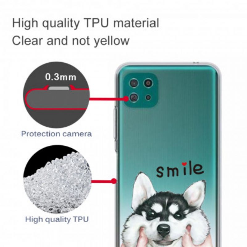 Θήκη Samsung Galaxy A22 5G Smile Dog