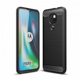 θηκη κινητου Moto G9 Play Βουρτσισμένη Ίνα Άνθρακα