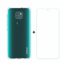 Θήκη Moto G9 Play Combo Και Enkay Tempered Glass