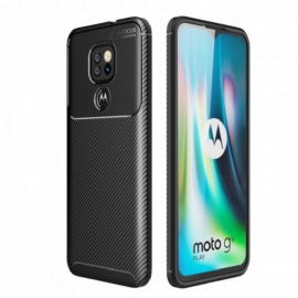 Θήκη Moto G9 Play Εύκαμπτη Υφή Ινών Άνθρακα