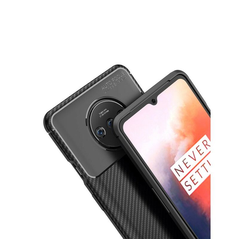 Θήκη OnePlus 7T Ευέλικτη Υφή Ινών Άνθρακα