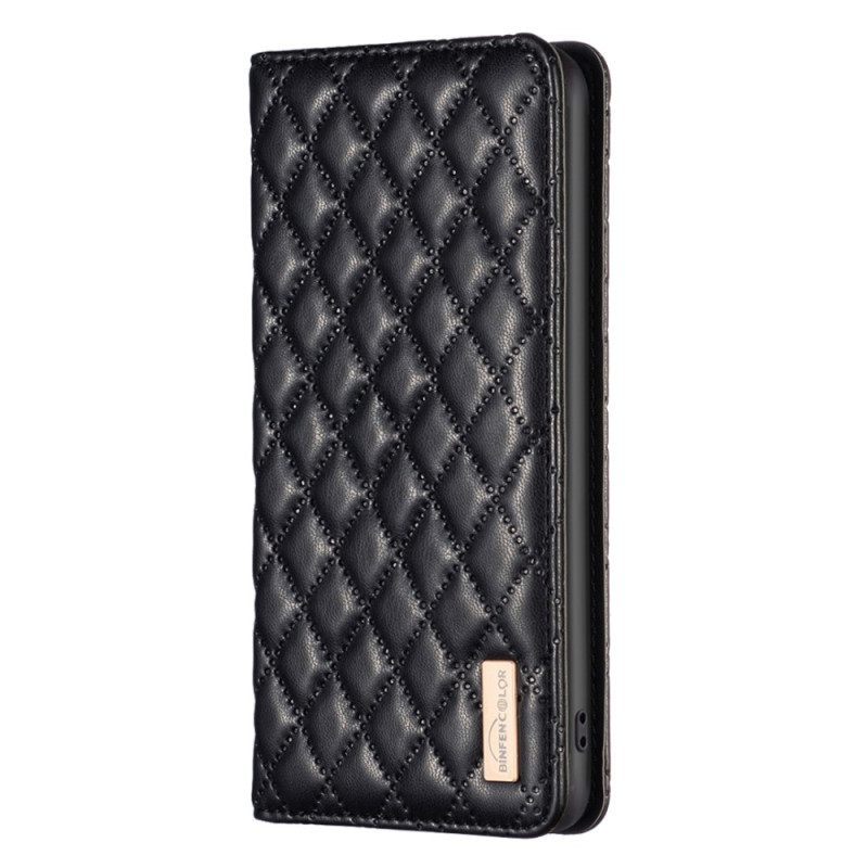 θηκη κινητου Xiaomi 13 Θήκη Flip Binfen Color Style Quilted