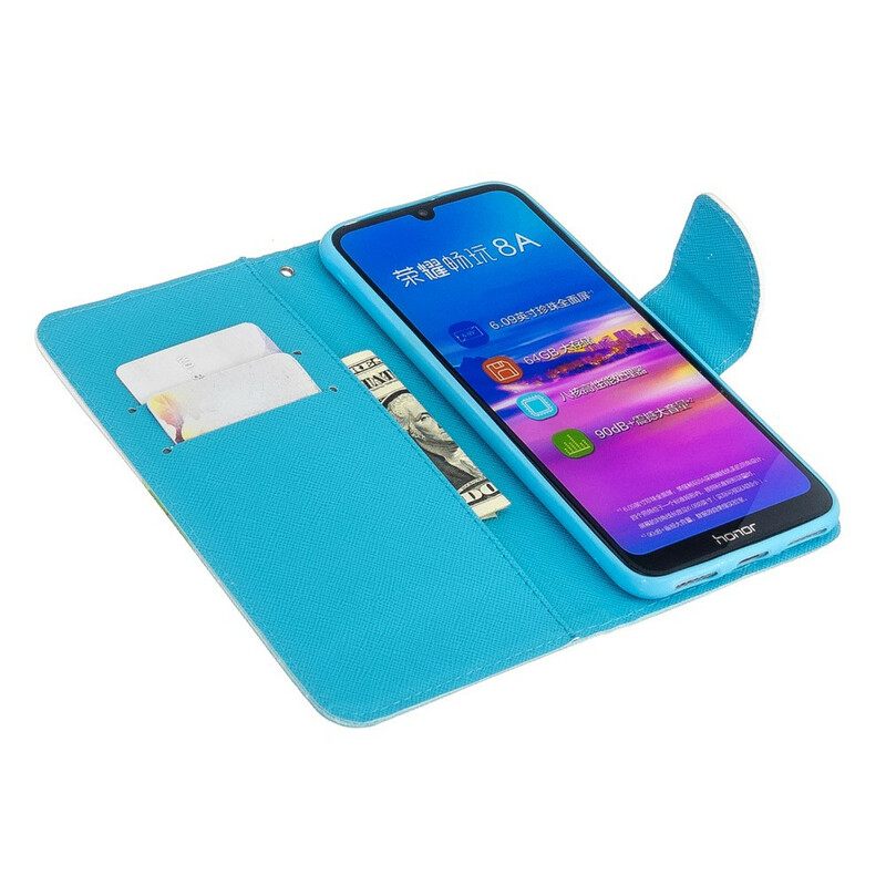 Θήκη Flip Huawei Y6 2019 / Honor 8A Ονειροπαγίδα Του Λυκόφωτος