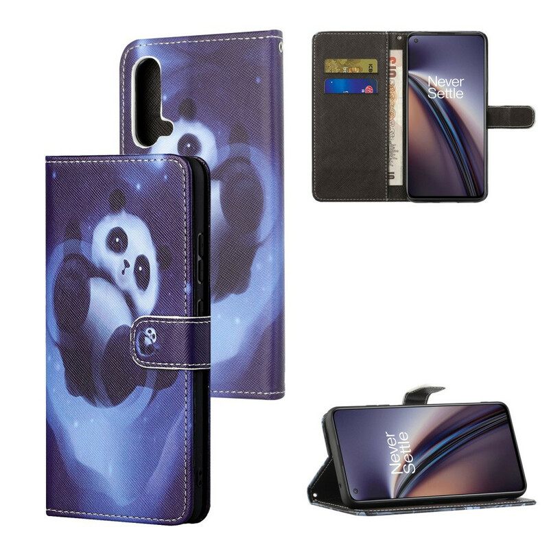 δερματινη θηκη OnePlus Nord CE 5G με κορδονι Panda Space Strap