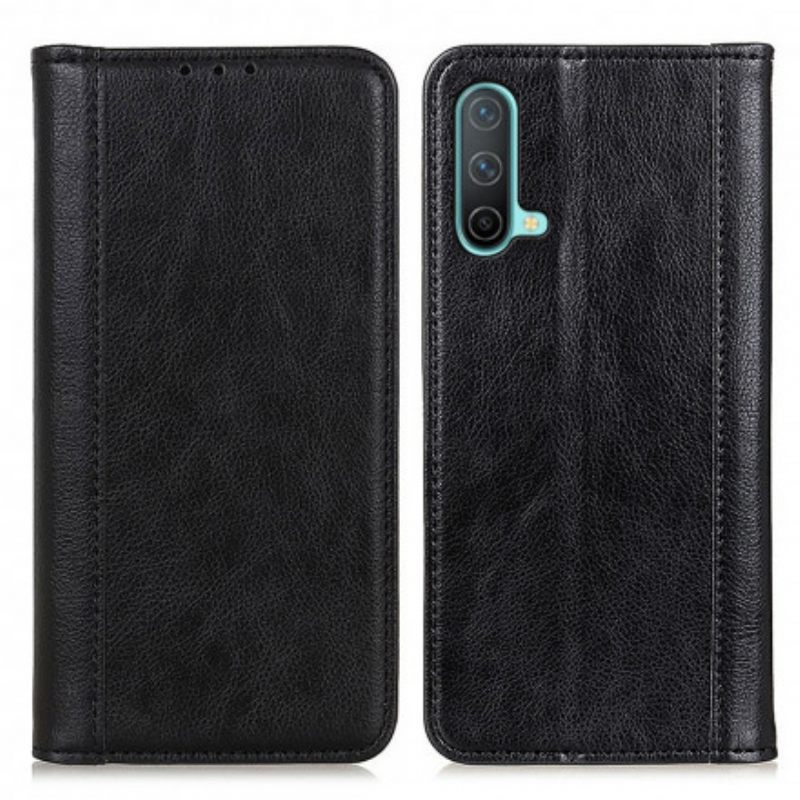 θηκη κινητου OnePlus Nord CE 5G Θήκη Flip Elegance Split Leather Litchi