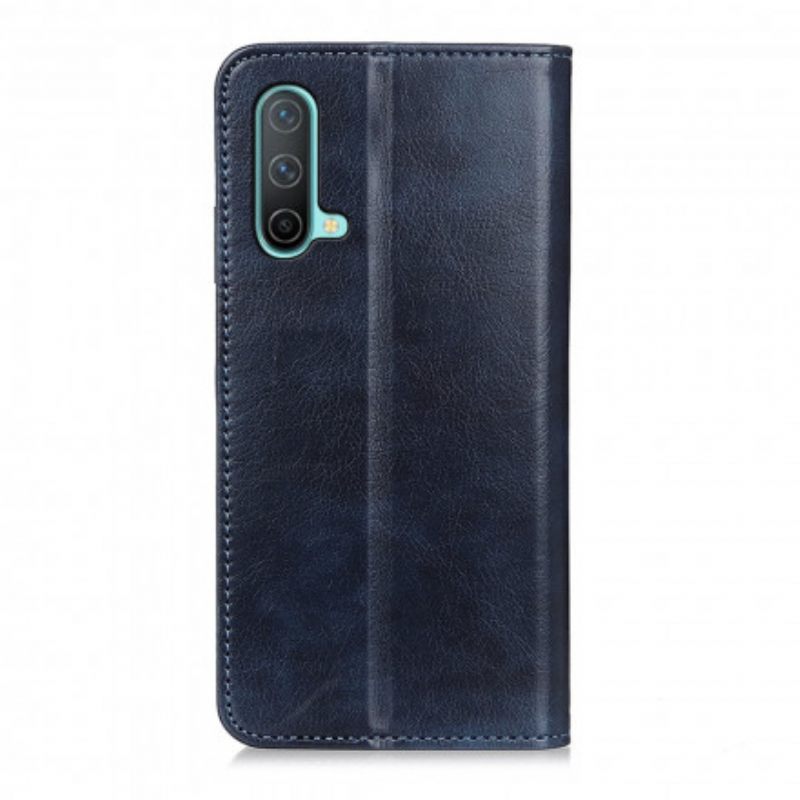 θηκη κινητου OnePlus Nord CE 5G Θήκη Flip Elegance Split Leather Litchi