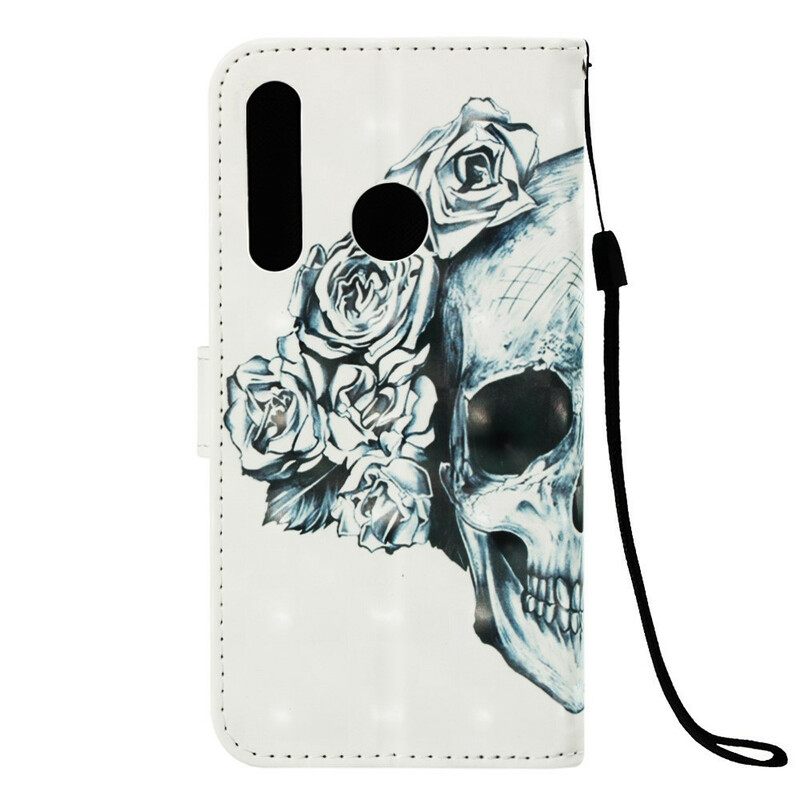 Κάλυμμα Huawei P Smart Plus 2019 Floral Skull