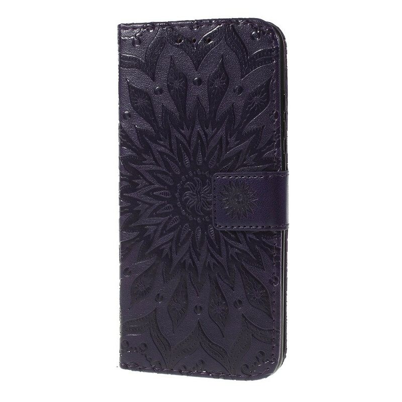 Κάλυμμα Huawei P Smart Plus 2019 με κορδονι Strap Sun Flower