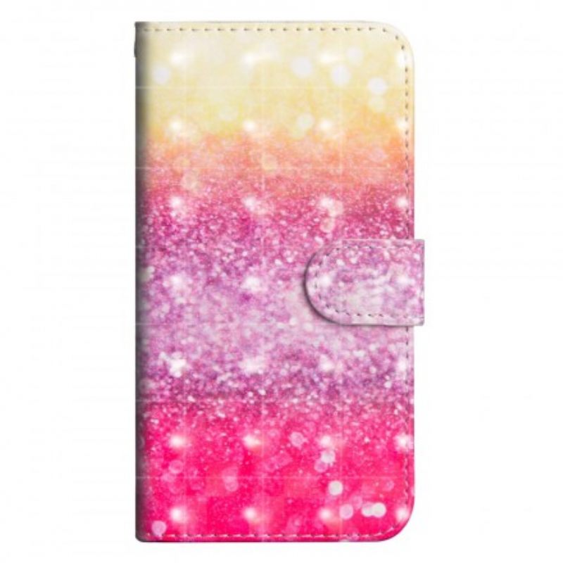 Κάλυμμα Sony Xperia 1 Ματζέντα Glitter Gradient