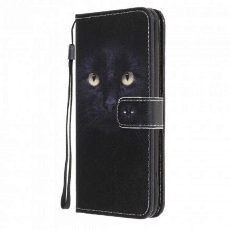 δερματινη θηκη Xiaomi Mi 11 Lite 5G NE / Mi 11 Lite 4G / 5G Black Cat Eyes