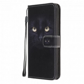 δερματινη θηκη Xiaomi Mi 11 Lite 5G NE / Mi 11 Lite 4G / 5G Black Cat Eyes