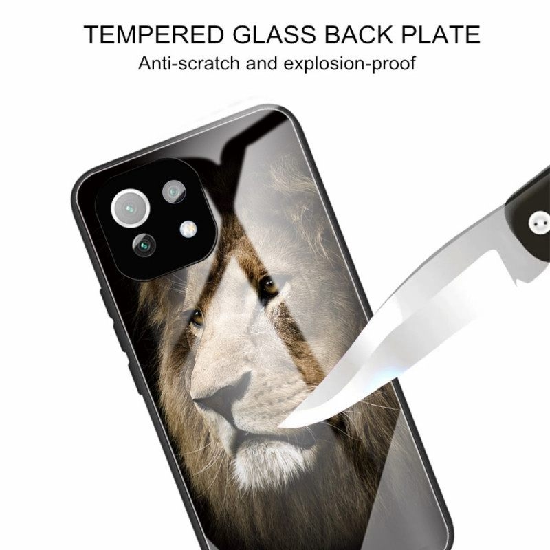 θηκη κινητου Xiaomi Mi 11 Lite 5G NE / Mi 11 Lite 4G / 5G Lion Head Tempered Glass