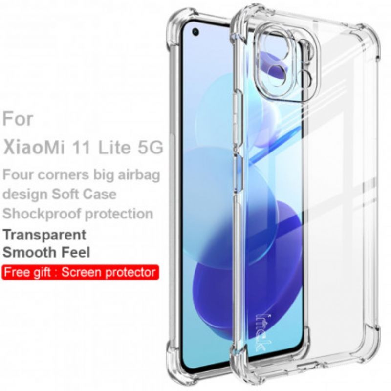 Θήκη Xiaomi Mi 11 Lite 5G NE / Mi 11 Lite 4G / 5G Διάφανο Μεταξένιο Ιμακ