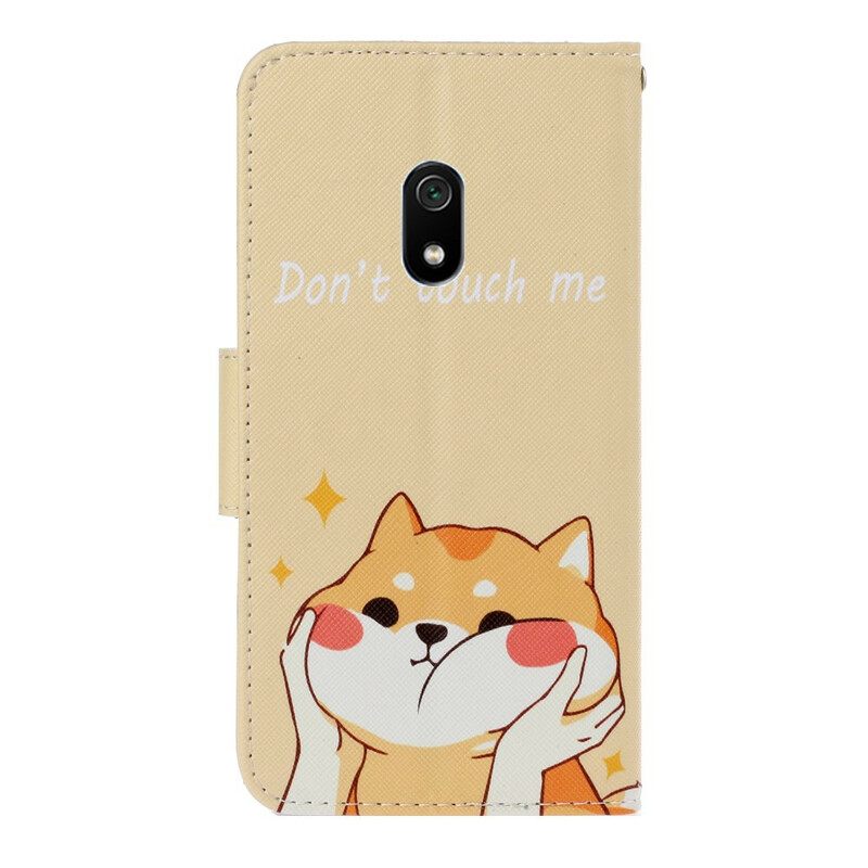 Κάλυμμα Xiaomi Redmi 8A με κορδονι Μην Με Αγγίζεις Strappy Cat