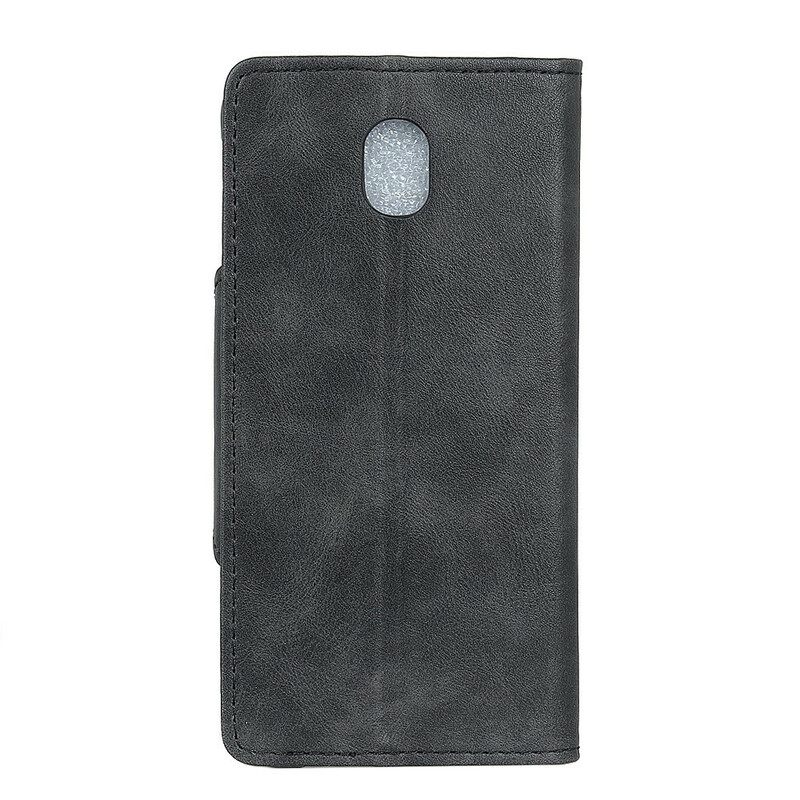 Κάλυμμα Xiaomi Redmi 8A Vintage Faux Δέρμα Και Κουμπί