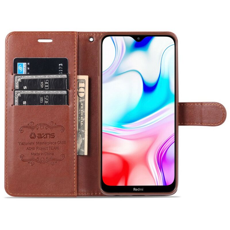 Θήκη Flip Xiaomi Redmi 8A Azns Faux Leather