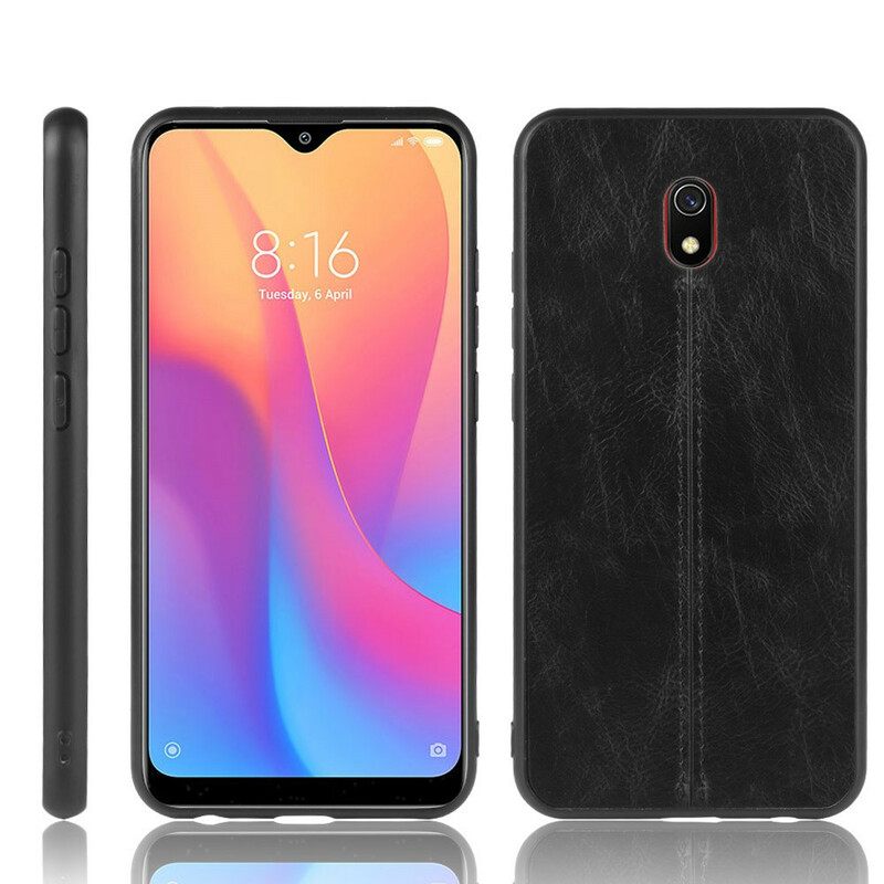 Θήκη Xiaomi Redmi 8A Εφέ Δέρματος Ραφής