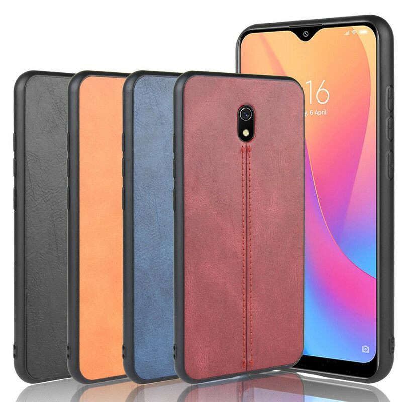 Θήκη Xiaomi Redmi 8A Εφέ Δέρματος Ραφής